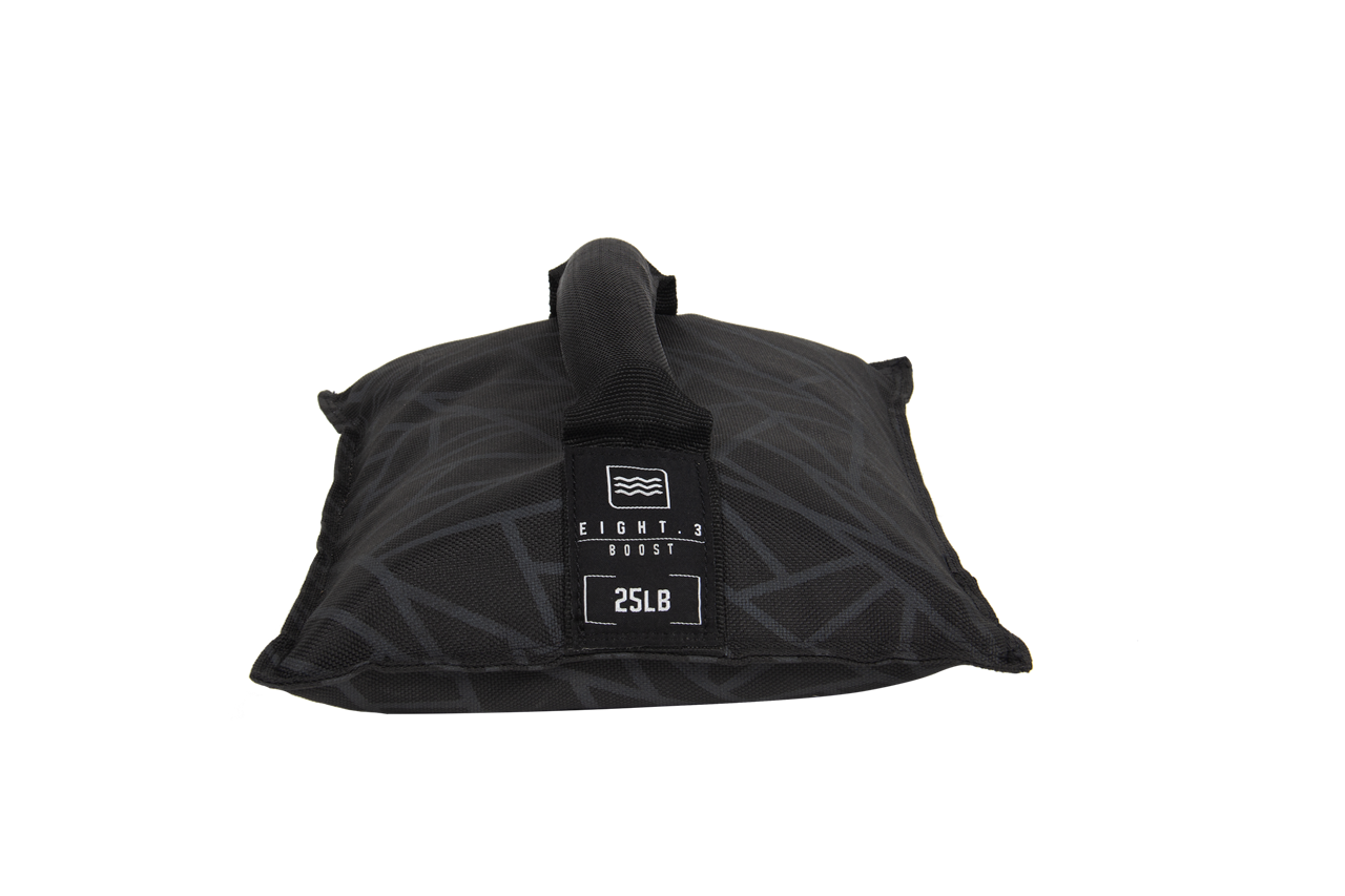 Eight.3 - Boost Sacs - 25lbs - Black / Silver