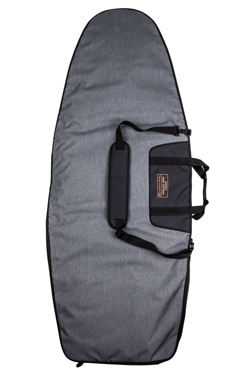 Dempsey - Surf Case w/3D Fin Box - Charcoal / Orange - Up to 5'9