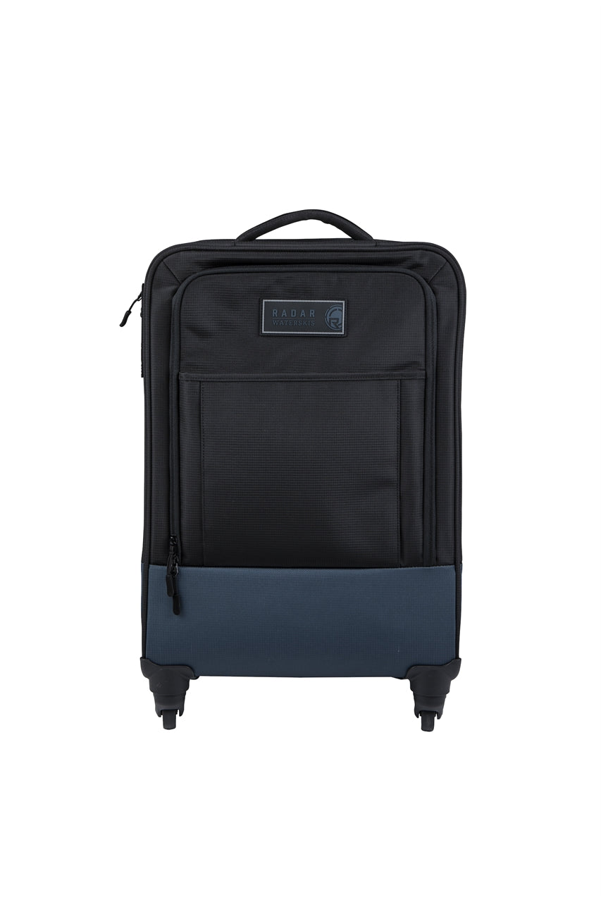 Flight - 4-Wheel Carry-On Luggage - Black / Blue - 21 in. Tall / 40L