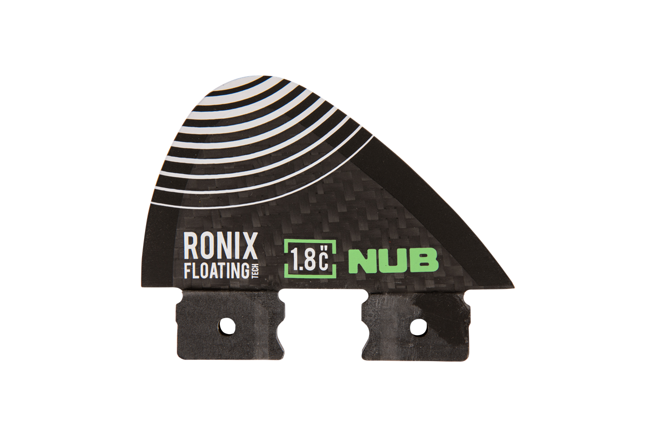1.8 in. - Floating Button - Nub - Center Surf Fin - Carbon