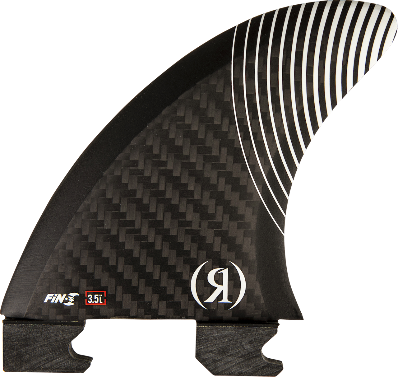 4 in. - Floating Fin-S 2.0 - Pivot - Left Surf Fin - Carbon