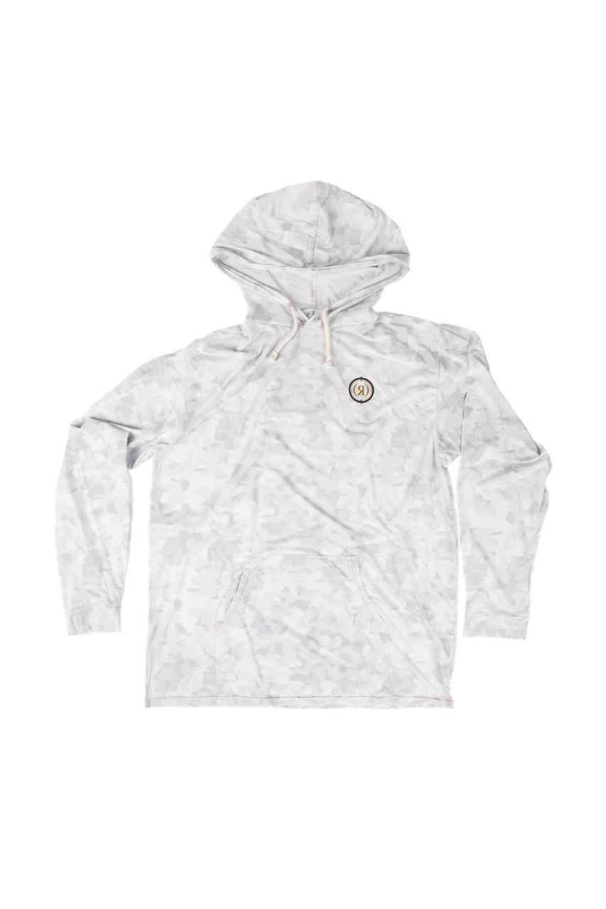 Men's UV Shade Wick Dry Hoodie - Blizzard Camo - S