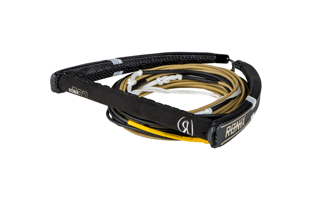 727 Pro Foil Combo - 14in. Handle - 77.5ft. 10-Sect. R8 Rope - Black/Gold