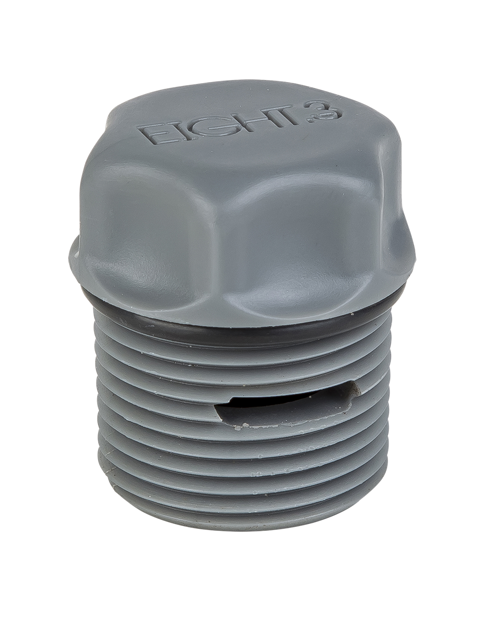 Eight.3 - Vented Valve Plug - Silver
