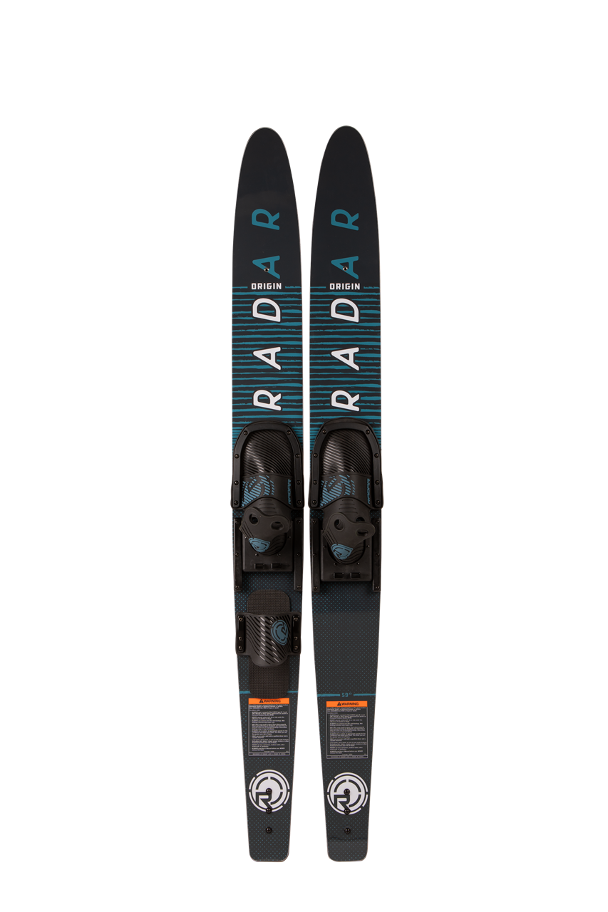 59 - Origin Combos w/ Adj Horseshoe Bindings - Black / Battleship Blue