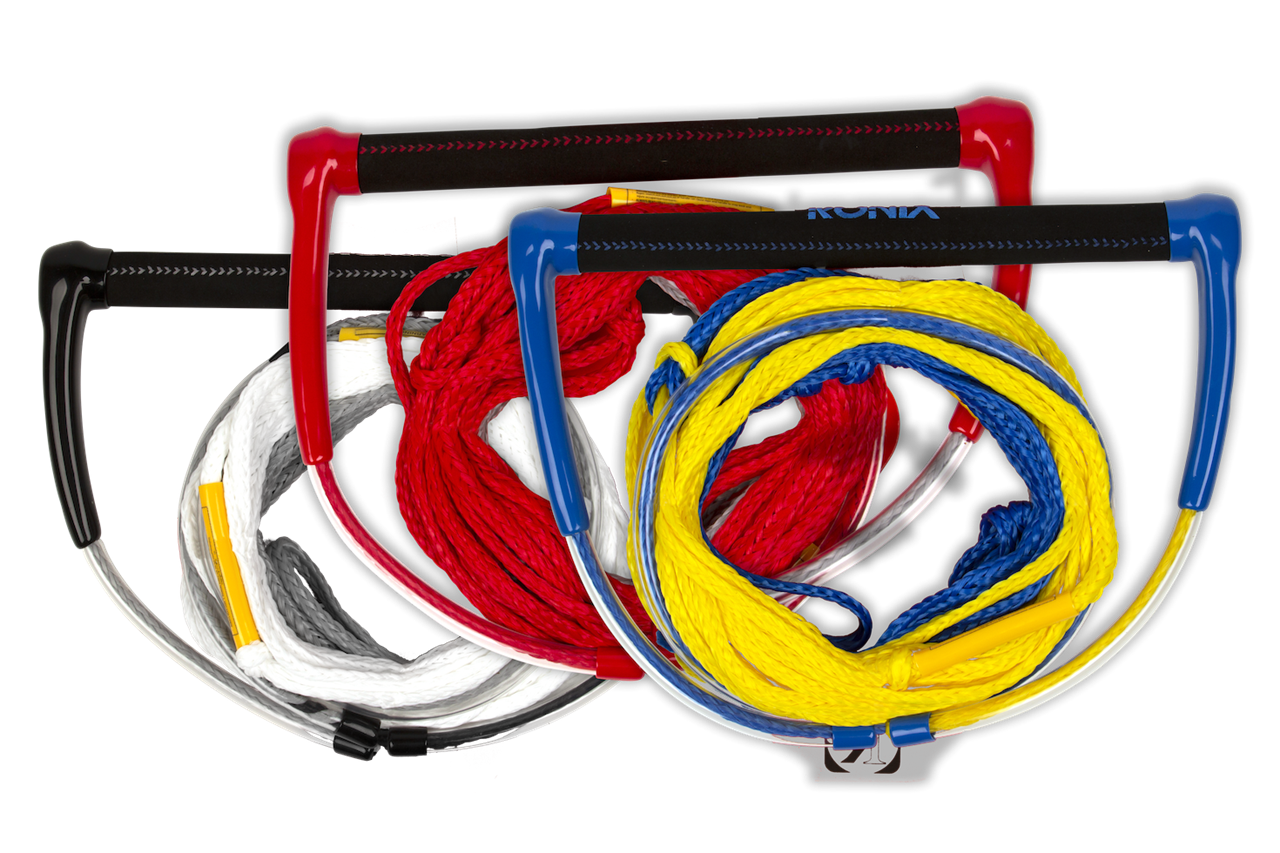 Combo 2.0 - Hide Grip 1.15 in. Dia. w/65ft. 4 - Sect. PE Rope - Red / Grey