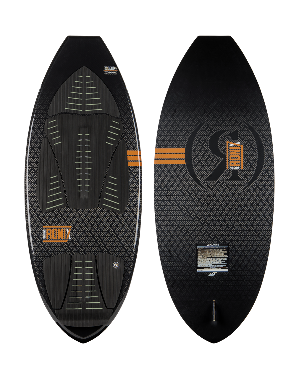 Carbon Air Core 3 - Type 8:12 Skimmer - Copper / Black / Glow 'N Dark - 4'6