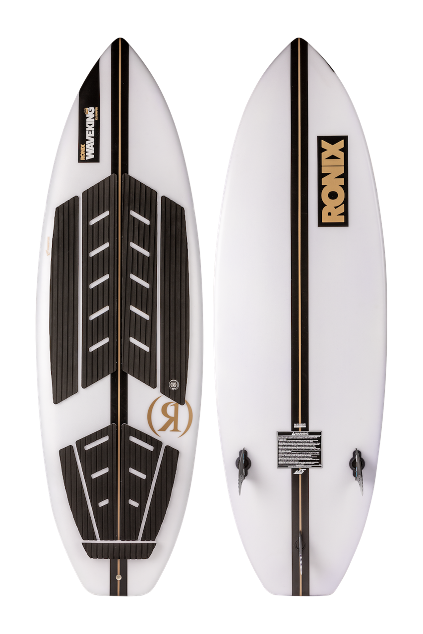 Flyweight - Wave King Surfer - White / Black / Gold - 5'7