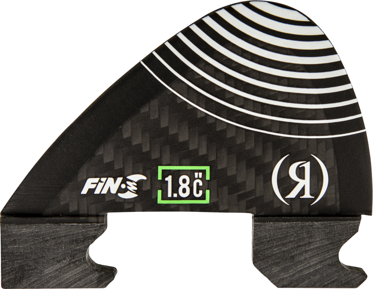 1.8 in. - Floating Fin-S 2.0 - Nub Left Surf Fin - Carbon