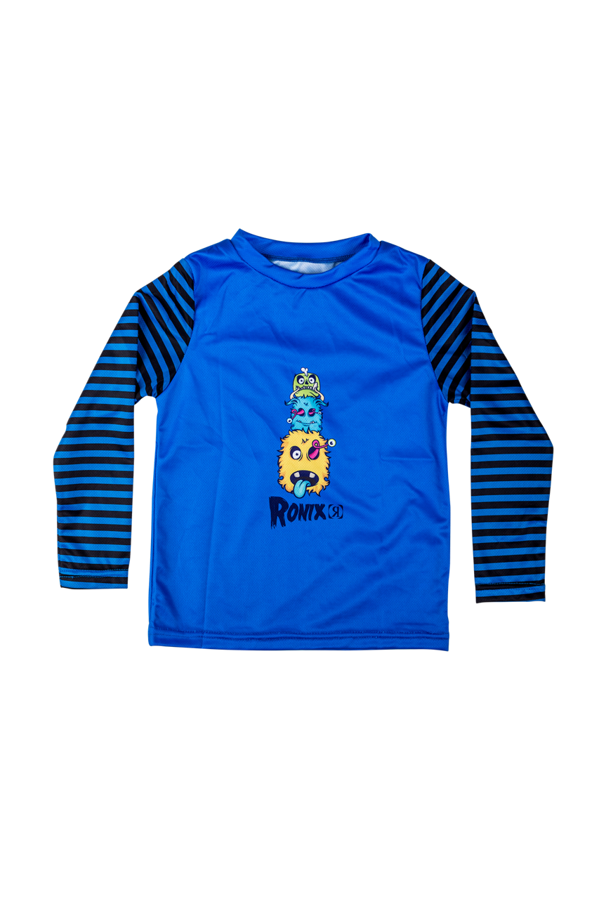 Boy's UV Shade Wick Dry Long Sleeve - Blue - Toddler