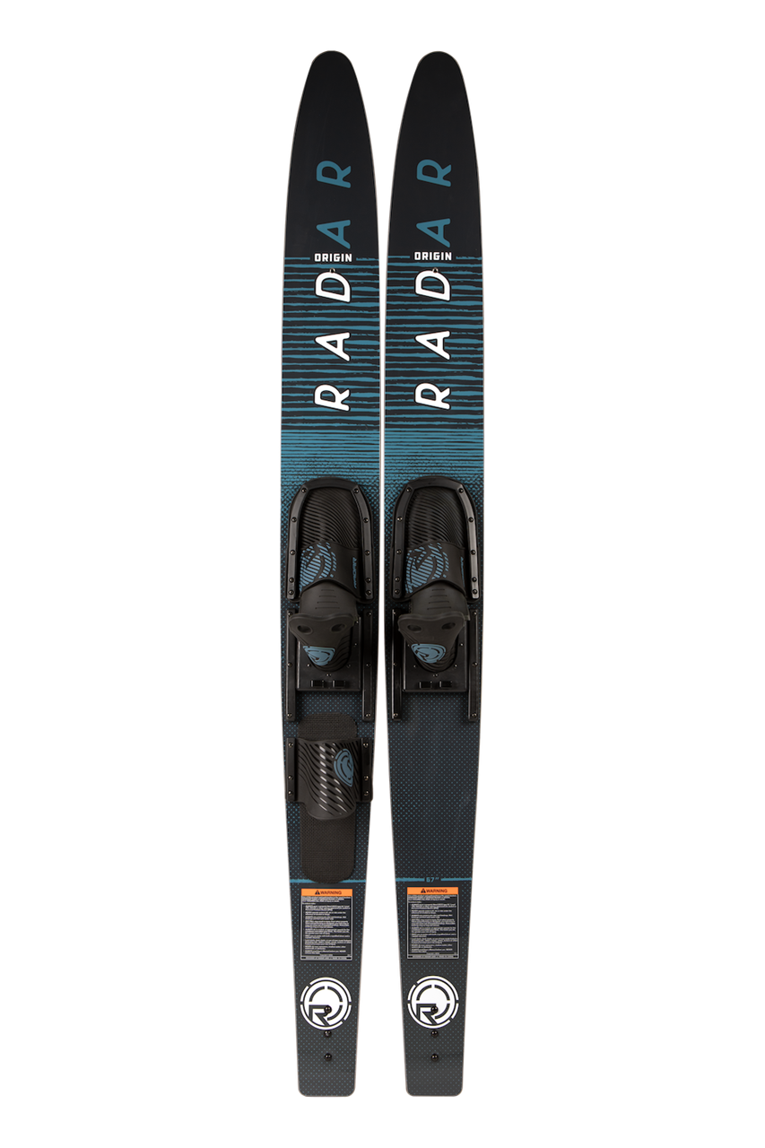 67 - Origin Combos w/ Adj Horseshoe Bindings - Black / Battleship Blue