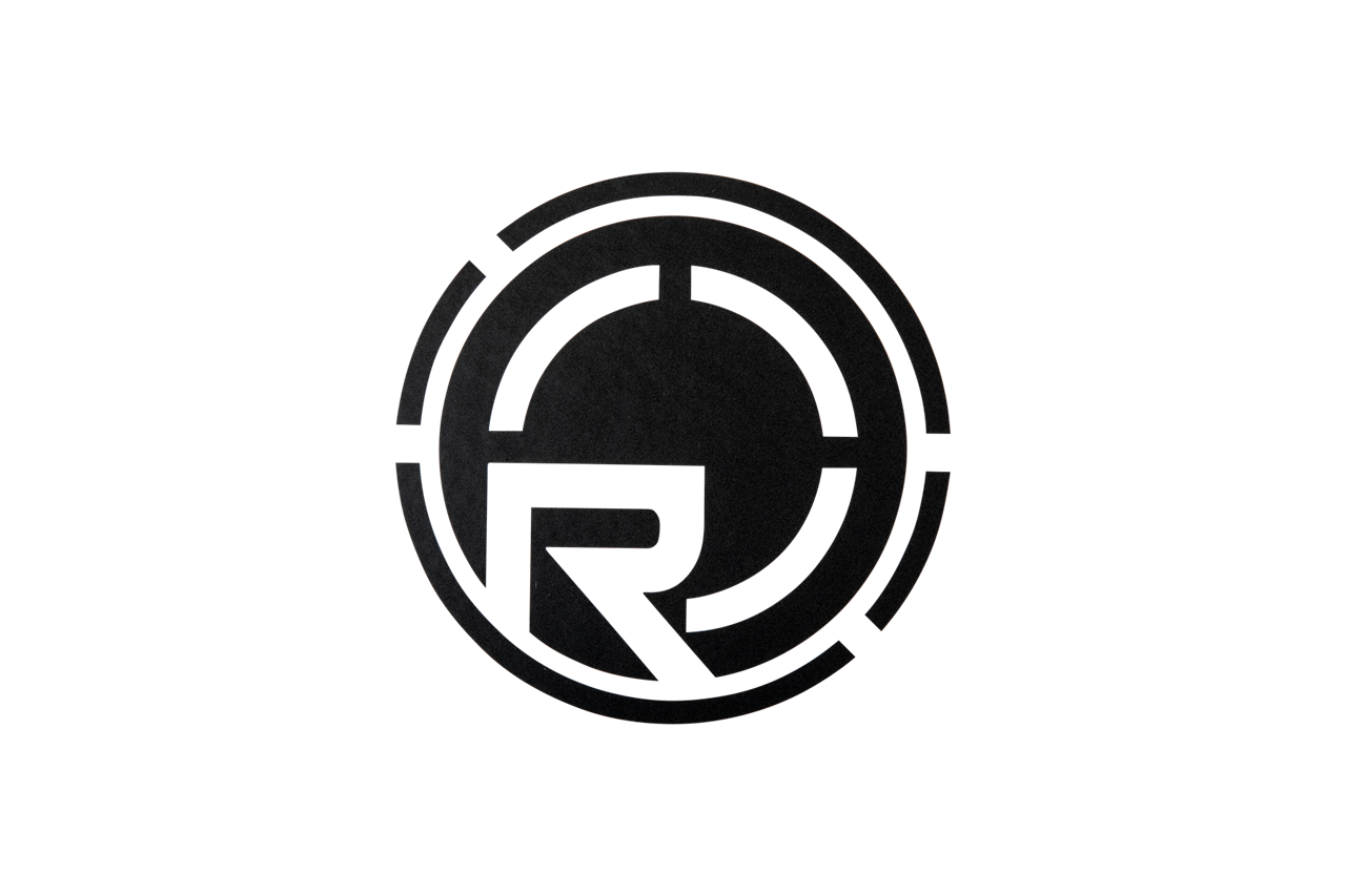 3" Radar Icon Die Cut - Black